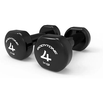 Manubri in Vinile Bodytone V4 - 4kg coppia Manubri in Vinile Bodytone V4 - 4kg coppia