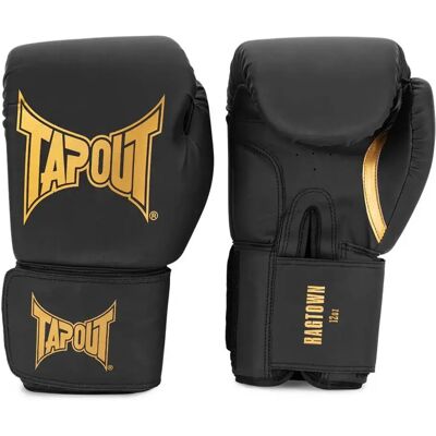 Tapout Guantoni Da Boxe Artificiali Pelle Ragtown Black / Gold 08 oz Tapout Guantoni Da Boxe Artificiali Pelle Ragtown Black / Gold 08 oz