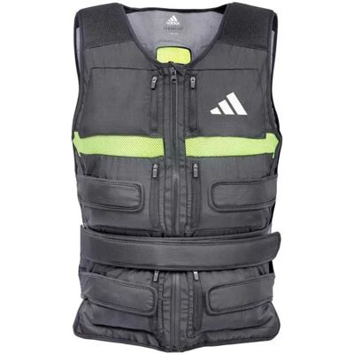 Adidas Fitness Giubbotto Pesante Performance Adjustable Black / Green 10 kg Adidas Fitness Giubbotto Pesante Performance Adjustable Black / Green 10 kg
