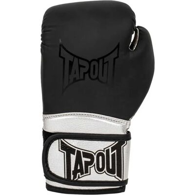 Tapout Guanti Da Boxe In Pelle Sintetica Junior Plata Black / Silver 06 oz Tapout Guanti Da Boxe In Pelle Sintetica Junior Plata Black / Silver 06 oz