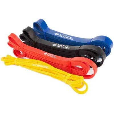 Lattice Training Set Di Bande Di Resistenza Pull Up Latex Blue / Yellow / Red / Black One Size Lattice Training Set Di Bande Di Resistenza Pull Up Latex Blue / Yellow / Red / Black One Size