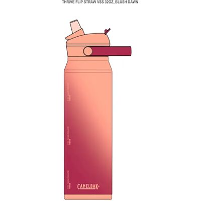 Camelbak Bottiglia Thrive Flip Straw Vss 1l Blush Dawn One Size Camelbak Bottiglia Thrive Flip Straw Vss 1l Blush Dawn One Size