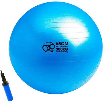 Fitness Mad Fitball 300kg Anti-burst Swiss Blue 75 cm Fitness Mad Fitball 300kg Anti-burst Swiss Blue 75 cm