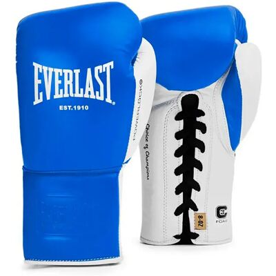 Everlast Guanti Da Boxe Powerlock Og Pro Fight Blue / White 10 oz Everlast Guanti Da Boxe Powerlock Og Pro Fight Blue / White 10 oz