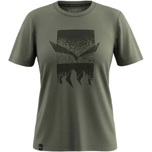 SALEWA - Maglietta Eagle 3 Cime donna - Verde - Maglietta SALEWA - Maglietta Eagle 3 Cime donna - Verde - Maglietta