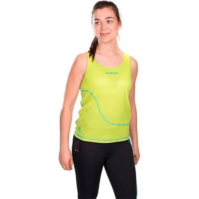 Trangoworld Maglietta Senza Maniche Luena Lime Green / Turquoise XS Trangoworld Maglietta Senza Maniche Luena Lime Green / Turquoise XS