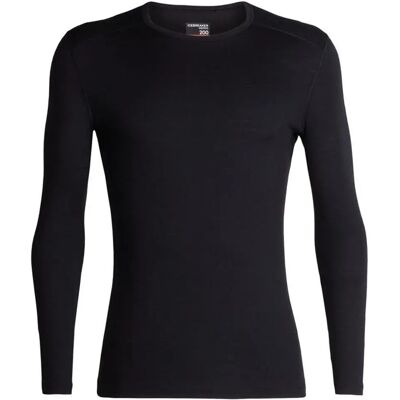 Icebreaker Maglietta Intima Tenica A Maniche Lunghe 200 Oasis Merino Black XL Icebreaker Maglietta Intima Tenica A Maniche Lunghe 200 Oasis Merino Black XL