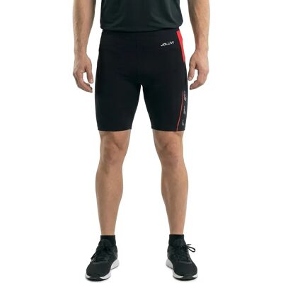 Joluvi Leggings Corti Profit Black / Red XS Joluvi Leggings Corti Profit Black / Red XS