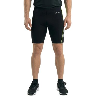 Joluvi Leggings Corti Profit Black / Neon Yellow 2XL Joluvi Leggings Corti Profit Black / Neon Yellow 2XL