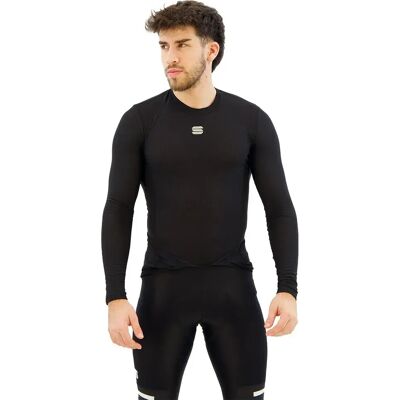 Sportful Maglietta Intima Tenica A Maniche Lunghe Bodyfit Pro Black 3XL Sportful Maglietta Intima Tenica A Maniche Lunghe Bodyfit Pro Black 3XL
