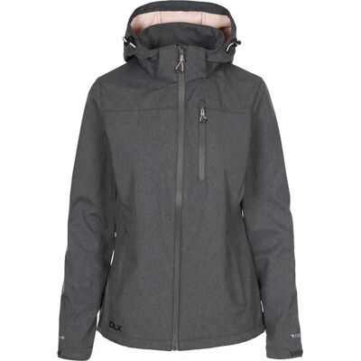 Trespass Giacca Softshell Claren Ii Dark Grey Marl / Blush 2XL Trespass Giacca Softshell Claren Ii Dark Grey Marl / Blush 2XL