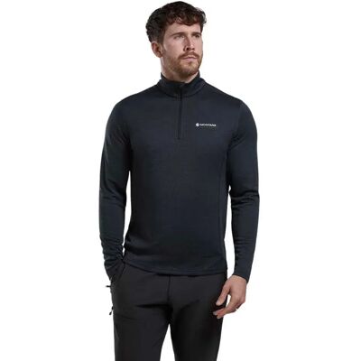 Montane Maglietta A Maniche Lunghe Dart Half Zip Black 3XL Montane Maglietta A Maniche Lunghe Dart Half Zip Black 3XL