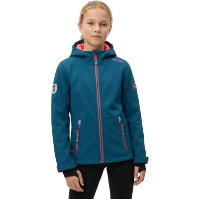 Trollkids Giacca Softshell Trollfjord Midnight Blue / Coral 104 cm Trollkids Giacca Softshell Trollfjord Midnight Blue / Coral 104 cm