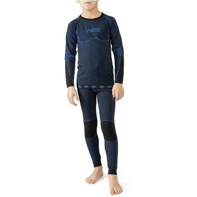 Viking Set Intimo A Manica Lunga Riko Blue 140-152 cm Viking Set Intimo A Manica Lunga Riko Blue 140-152 cm