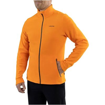 Viking Felpa Con Zip Tesero Orange XL Viking Felpa Con Zip Tesero Orange XL