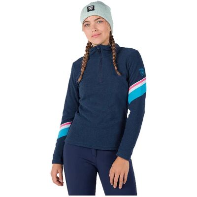 Giacca in pile con mezzo zip Rossignol Strawpile - Strato da sci Giacca in pile con mezzo zip Rossignol Strawpile - Strato da sci