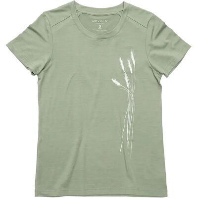 Devold Premium Oats Tee Wm Verde - XS - Maglietta Devold Premium Oats Tee Wm Verde - XS - Maglietta