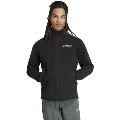 Adidas Pile Con Cerniera Multi Essentials Black XL Adidas Pile Con Cerniera Multi Essentials Black XL