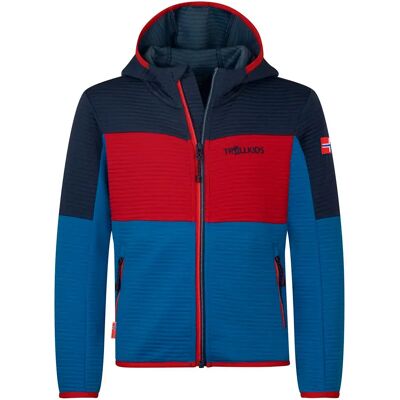 Trollkids Giacca Sogndal Xt Alpine Blue / Mystic Blue / Bright Red 98 cm Trollkids Giacca Sogndal Xt Alpine Blue / Mystic Blue / Bright Red 98 cm
