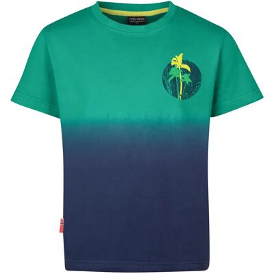 Trollkids Maglietta A Maniche Corte Yttersand Beach Pepper Green / Mystic Blue 152 cm Trollkids Maglietta A Maniche Corte Yttersand Beach Pepper Green / Mystic Blue 152 cm