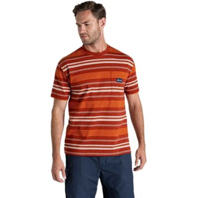 Craghoppers Maglietta A Maniche Corte Pointer Red Beach Stripe S Craghoppers Maglietta A Maniche Corte Pointer Red Beach Stripe S