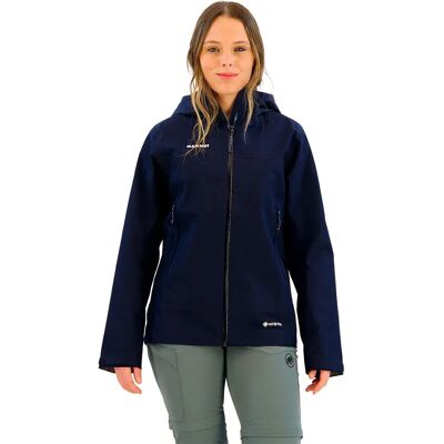 MAMMUT Damen Wanderjacke Crater Light GTX 3L Hoodie dunkelblau - Giacca da trekking MAMMUT Damen Wanderjacke Crater Light GTX 3L Hoodie dunkelblau - Giacca da trekking
