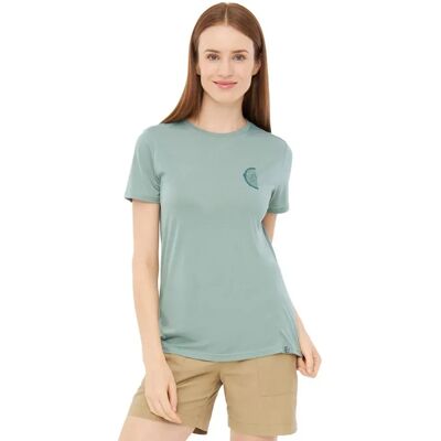 Viking Maglietta A Maniche Corte Rune Bamboo Green / Turquise XS Viking Maglietta A Maniche Corte Rune Bamboo Green / Turquise XS