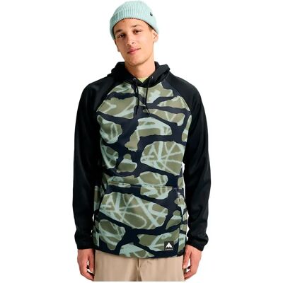 Burton Felpa Con Cappuccio Crown Weatherproof Graffiti Camo/True Black L Burton Felpa Con Cappuccio Crown Weatherproof Graffiti Camo/True Black L