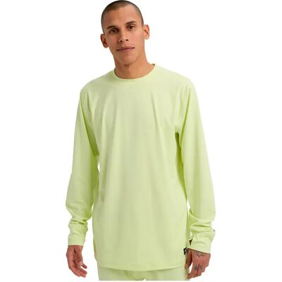 Burton Maglietta Intima Tenica A Maniche Lunghe Midweight Crew Glow Yellow Green XL Burton Maglietta Intima Tenica A Maniche Lunghe Midweight Crew Glow Yellow Green XL