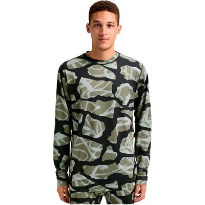 Burton Maglietta Intima Tenica A Maniche Lunghe Midweight Crew Graffiti Camo L Burton Maglietta Intima Tenica A Maniche Lunghe Midweight Crew Graffiti Camo L