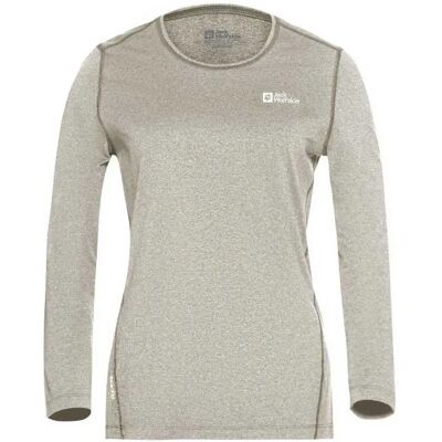 Jack Wolfskin Maglietta A Maniche Lunghe Sky Thermal Pale Sand L Jack Wolfskin Maglietta A Maniche Lunghe Sky Thermal Pale Sand L