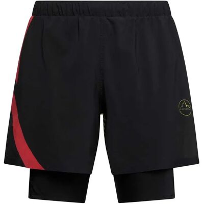 La Sportiva Pantaloni Corti Flow 5´´ Black / Yellow L La Sportiva Pantaloni Corti Flow 5´´ Black / Yellow L