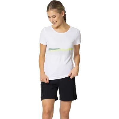 T-shirt F-Dry Odlo con stampa di catena montuosa XL Bianco - Maglietta T-shirt F-Dry Odlo con stampa di catena montuosa XL Bianco - Maglietta