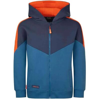 Trollkids Giacca Flekkefjord Nordic Blue / Mystic Blue / Flame Orange 104 cm Trollkids Giacca Flekkefjord Nordic Blue / Mystic Blue / Flame Orange 104 cm
