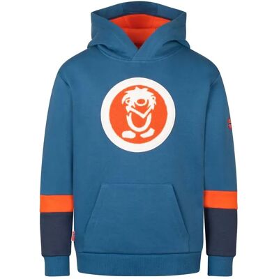 Trollkids Felpa Con Cappuccio Troll Xt Nordic Blue / Flame Orange / Mystic Blue 104 cm Trollkids Felpa Con Cappuccio Troll Xt Nordic Blue / Flame Orange / Mystic Blue 104 cm