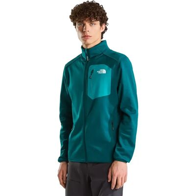 The North Face Pile Con Cerniera Crest Pacific Teal / TNF Black L The North Face Pile Con Cerniera Crest Pacific Teal / TNF Black L