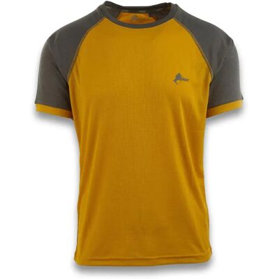 Ande Maglietta A Maniche Corte New Pertusio Golden Yellow / Anthracite 2XL Ande Maglietta A Maniche Corte New Pertusio Golden Yellow / Anthracite 2XL