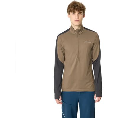 Vaude Felpa Con Mezza Zip Livigno Ii Black/Oat 2XL Vaude Felpa Con Mezza Zip Livigno Ii Black/Oat 2XL