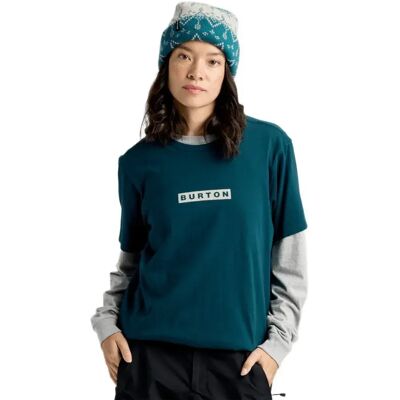 Burton Maglietta A Maniche Corte Moretown Atlantic Teal M Burton Maglietta A Maniche Corte Moretown Atlantic Teal M