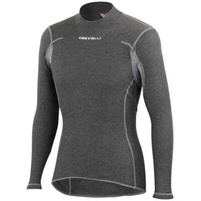 Castelli Maglietta Intima Tenica A Maniche Lunghe Flanders Warm Grey M Castelli Maglietta Intima Tenica A Maniche Lunghe Flanders Warm Grey M