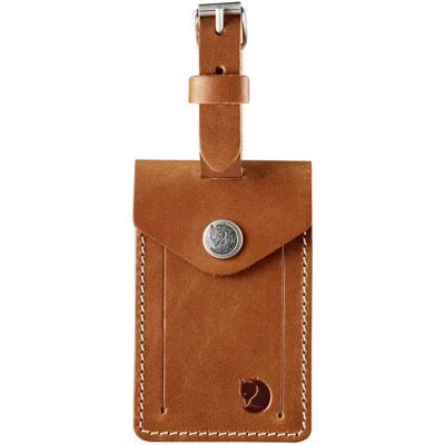 Fjällräven Etichetta Per Bagagli Pelle Leather Cognac One Size Fjällräven Etichetta Per Bagagli Pelle Leather Cognac One Size