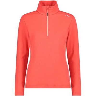 Cmp Pile Con Mezza Cerniera Sweat 3g10746 Red Fluo 2XS Cmp Pile Con Mezza Cerniera Sweat 3g10746 Red Fluo 2XS