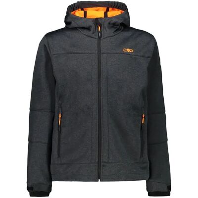 Cmp Giacca Softshell Fix 3a00094m Graffite Melange / Orange Fluo 4 Anni Cmp Giacca Softshell Fix 3a00094m Graffite Melange / Orange Fluo 4 Anni