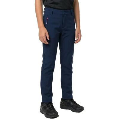 Trollkids Pantaloni Fjell Softshell Navy / Magenta 104 cm Trollkids Pantaloni Fjell Softshell Navy / Magenta 104 cm
