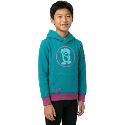 Trollkids Felpa Con Cappuccio Troll Dark Turquoise / Bright Berry 110 cm Trollkids Felpa Con Cappuccio Troll Dark Turquoise / Bright Berry 110 cm