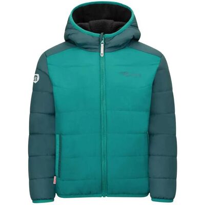 Trollkids Giacca Sandvika Turnover Dark Cyan / Midnight Petrol / Black 110 cm Trollkids Giacca Sandvika Turnover Dark Cyan / Midnight Petrol / Black 110 cm