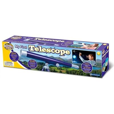 Brainstorm Toys Telescopio My First Telescope 306-2071 Blue / Yellow One Size Brainstorm Toys Telescopio My First Telescope 306-2071 Blue / Yellow One Size