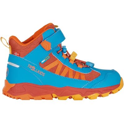 Trollkids Scarponi Da Trekking Tronfjell Mid Red Clay / Dynamic Blue / Mustard EU 28 Trollkids Scarponi Da Trekking Tronfjell Mid Red Clay / Dynamic Blue / Mustard EU 28