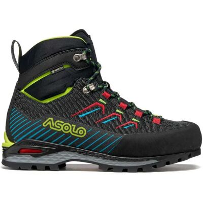 Asolo Scarponi Da Montagna Freney Light Evo Mid Gv Mm Gore-tex® Black / Lime Green EU 44 1/2 Asolo Scarponi Da Montagna Freney Light Evo Mid Gv Mm Gore-tex® Black / Lime Green EU 44 1/2