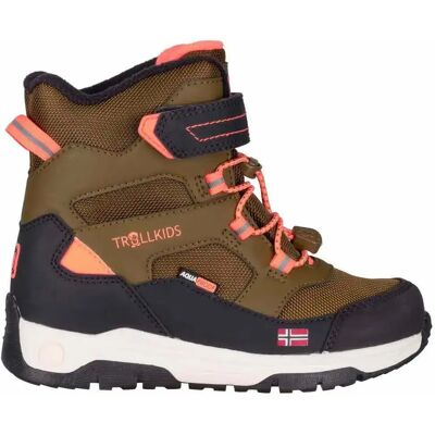 Trollkids Scarponi Da Trekking Lofoten Winter Pro Spruce Green / Black / Vivid Orange EU 34 Trollkids Scarponi Da Trekking Lofoten Winter Pro Spruce Green / Black / Vivid Orange EU 34